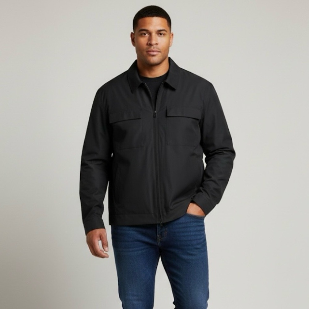 GOODFELLOW & CO Utility Jacket, Men’s XL, Dark Gray
